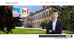 Desktop Screenshot of marcolamperti.it